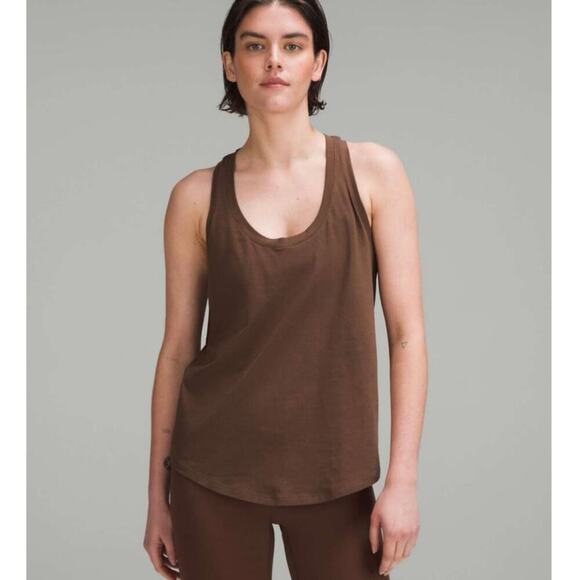 Lululemon brown racer back top - Picture 1 of 4